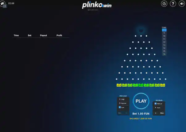1win Plinko