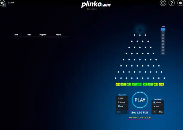 Play 1win Plinko