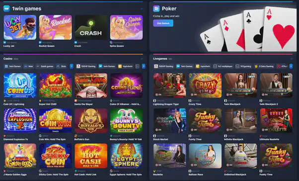 1win website