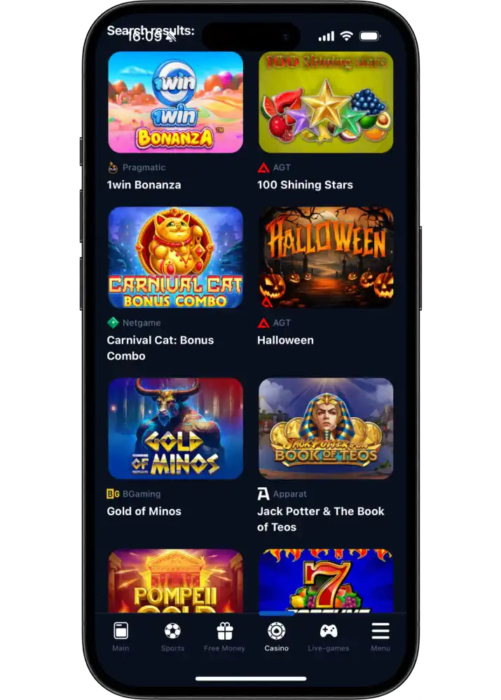 1win casino app