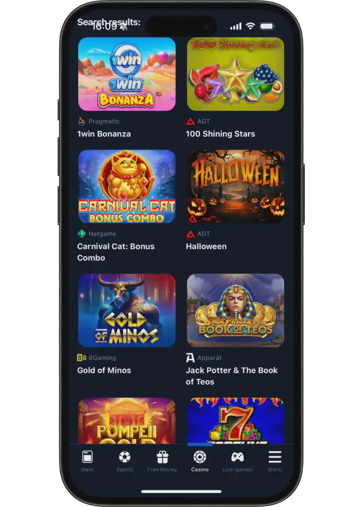 1win casino app